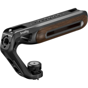 SmallRig 5252 Wooden Top Handle with 1/4''-20 and ARRI 3/8''-16 Locating Screw