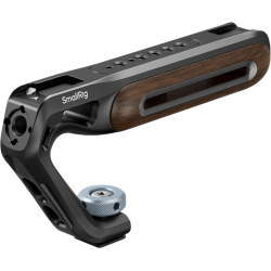 SmallRig 5250 Wooden Top Handle with Cold Shoe Mount