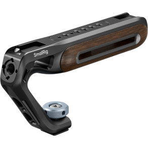 SmallRig 5250 Wooden Top Handle with Cold Shoe Mount