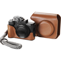 SmallRig 5385 Leather Case Kit for Canon PowerShot V1 Brown