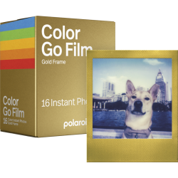 Polaroid Color film for Go - Gold Frame - Double Pack