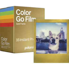 Polaroid Color film for Go - Gold Frame - Double Pack