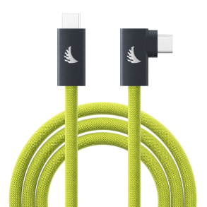 Angelbird Cable I USB-C 3.2 I Solid Flex Tether Cable Right-Angle I Lime I 4,5 m