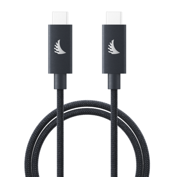 Angelbird Cable I USB-C 4.0 I Solid Flex Cable I Blue Gray I 32 cm