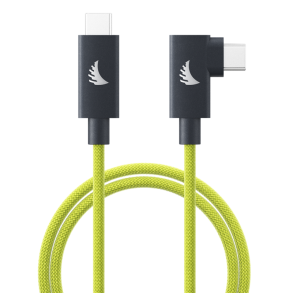 Angelbird Cable I USB-C 4.0 I Solid Flex Cable Right-Angle I Lime I 1 m