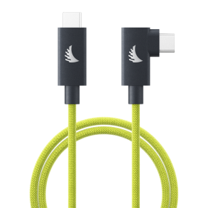 Angelbird Cable I USB-C 4.0 I Solid Flex Cable Right-Angle I Lime I 2 m