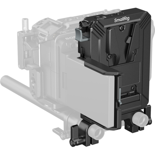 SmallRig 5226 V-Mount Battery Mount Plate Kit for 15mm LWS Rods