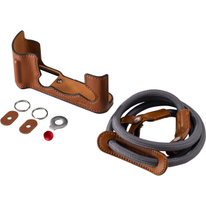 SmallRig 5670 Leather Half Case Kit for FUJIFILM X-T30 / X-T30 II / X-T30 III Brown