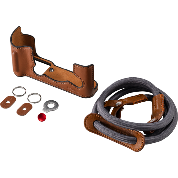 SmallRig 5670 Leather Half Case Kit for FUJIFILM X-T30 / X-T30 II / X-T30 III Brown