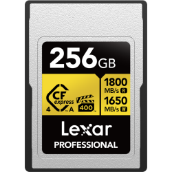 Lexar CFexpress 4.0 Pro Gold, VPG400/IP68, R1800/W1650 (Type A) 256GB