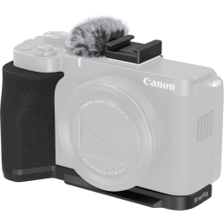 SmallRig 5808 L-Shaped Mount Plate with Handle for Canon PowerShot V1 (Black)