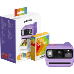 Polaroid Go Gen 3 Purple + Color Film Bundle (8 Photos)