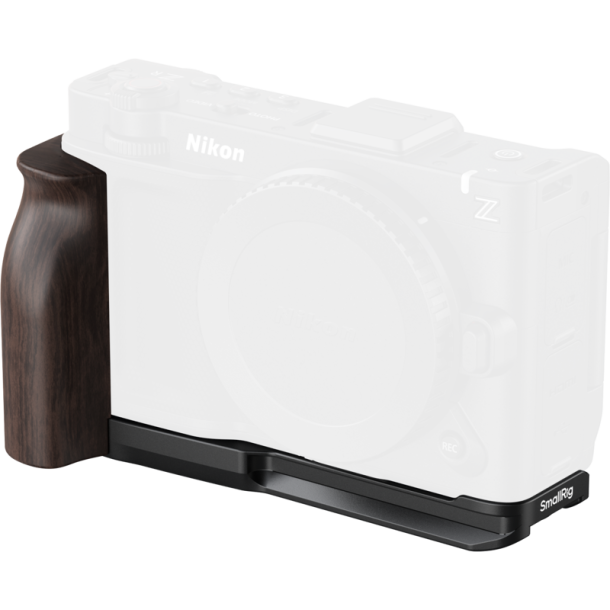 SmallRig 5906 L-Shaped Mount Plate with Wooden Handle for Nikon ZR