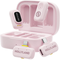 Hollyland LARK A1 Combo Cloud Pink, with USB-C+ Lightning