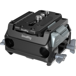 SmallRig 5366 Manfrotto-Type Mount Plate Kit with 15mm Dual Rod Clamp