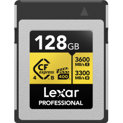 Lexar CFexpress Pro Gold R3600/W3300 128GB Type B