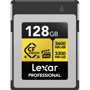 Lexar CFexpress Pro Gold R3600/W3300 128GB Type B
