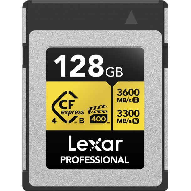 Lexar CFexpress Pro Gold R3600/W3300 128GB Type B