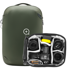 Peak Design Travel Backpack 20L w/ Camera Cube (S-Medium) I Sage
