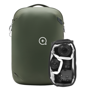 Peak Design Travel Backpack 20L w/ Camera Cube (Small) I Sage