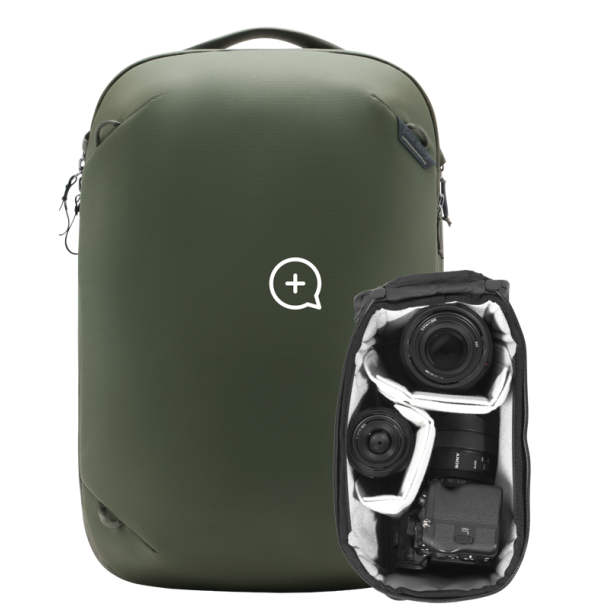 Peak Design Travel Backpack 20L w/ Camera Cube (Small) I Sage