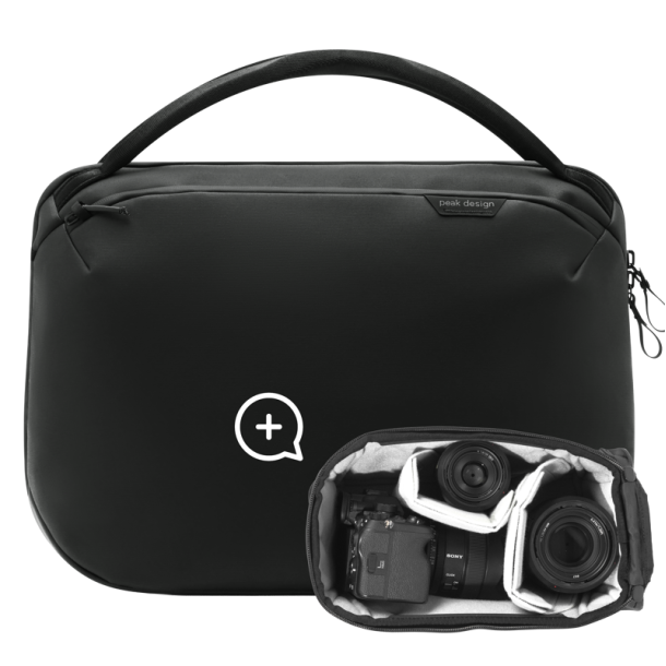 Peak Design Travel Weekender 25L w/ Camera Cube (Small) I Black