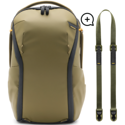 Peak Design Everyday Backpack 15L Zip v2 I Kelp + Free Leash I Kelp