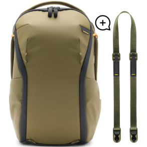 Peak Design Everyday Backpack 15L Zip v2 I Kelp + Free Leash I Kelp