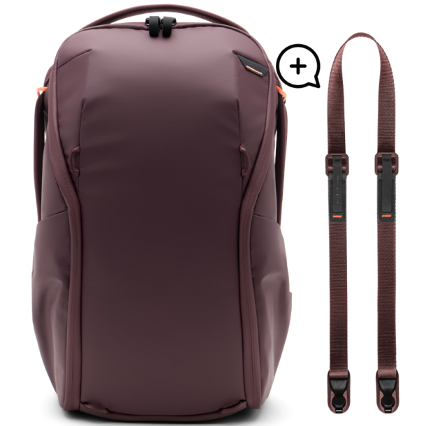 Peak Design Everyday Backpack 20L Zip v2 I Eclipse + Free Leash I Eclipse