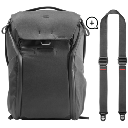 Peak Design Everyday Backpack 20L v2 I Black + Free Slide Lite Strap I Black