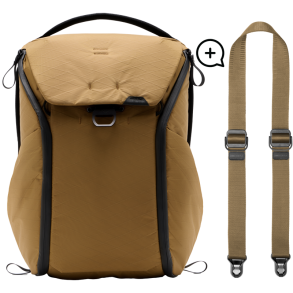 Peak Design Everyday Backpack 20L v2 I Coyote + Free Slide Lite Strap I Coyote