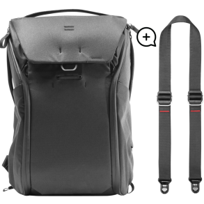 Peak Design Everyday Backpack 30L v2 I Black + Free Slide Lite Strap I Black