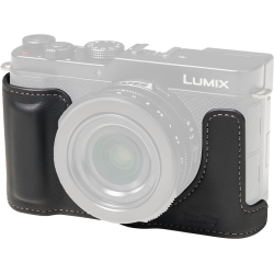SmallRig 5698 Leather Half Case for Panasonic LUMIX L10 Black