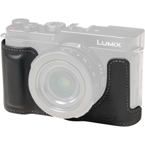 SmallRig 5698 Leather Half Case for Panasonic LUMIX L10 Black