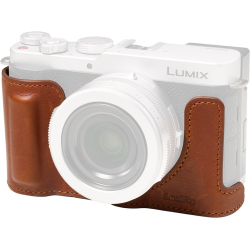 SmallRig 5699 Leather Half Case for Panasonic LUMIX L10 Brown