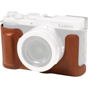 SmallRig 5699 Leather Half Case for Panasonic LUMIX L10 Brown