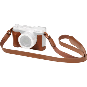 SmallRig 6275 Leather Half Case Kit for Panasonic LUMIX L10 Brown