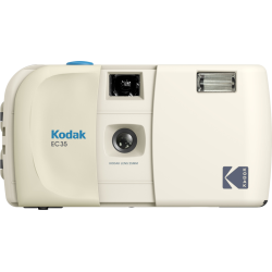 Kodak EC35 Film Camera Vanilla White + Kodak Ultra Max 24 Exp