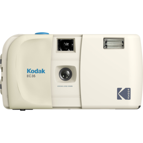 Kodak EC35 Film Camera Vanilla White + Kodak Ultra Max 24 Exp