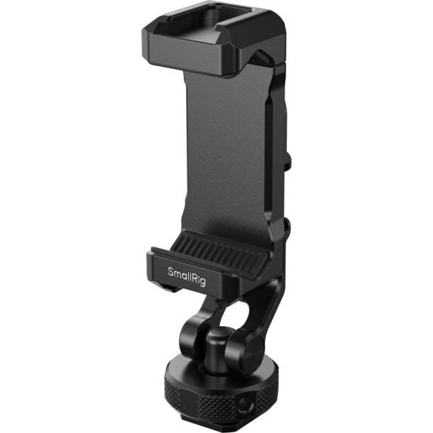 SmallRig 6661 PC-T1 Metal Phone Clamp with Triple Cold Shoe Mounts