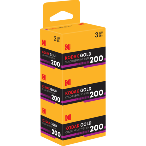 Eastman Kodak Gold 200 135-36 exp 3-pack Vertical