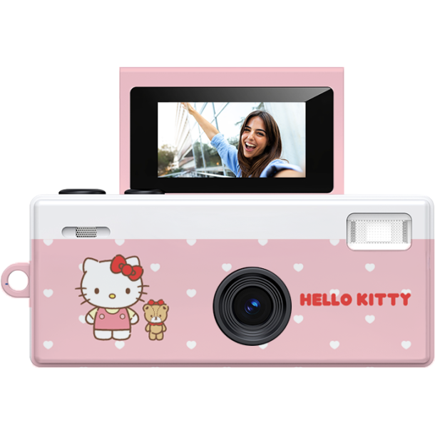 YASHICA Funtastic Keychain Camera (Polka Dot Edition)
