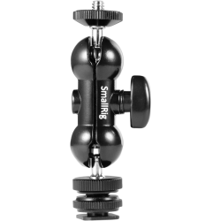 SMALLRIG 1135 MULTI-FUNC DOUBLE BALLHEAD SHOE+1/4"