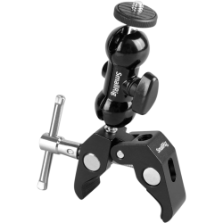 SMALLRIG 1138 DOUBLE BALLHEAD W/CLAMP &amp; 1/4" SCREW