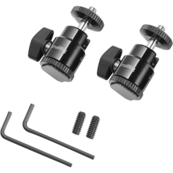 SMALLRIG 2059 CAMERA COLD SHOE BALLHEAD 1/4" - 2-PACK