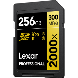 Lexar SDXC Professional UHS-II U3 300MB/s 256GB (2000x)