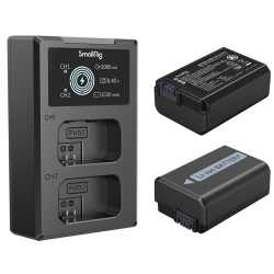 SmallRig 3818 NP-FW50 Battery &amp; Charger Kit