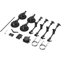 SmallRig 3565 All-in-One 4-Arm Suction Cup Camera Mount Kit for Vehicle Shooting SC-15K