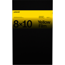 Polaroid DuoChrome film for 8x10 Black &amp; yellow edition