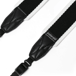 Polaroid Camera Strap Flat Black &amp; White